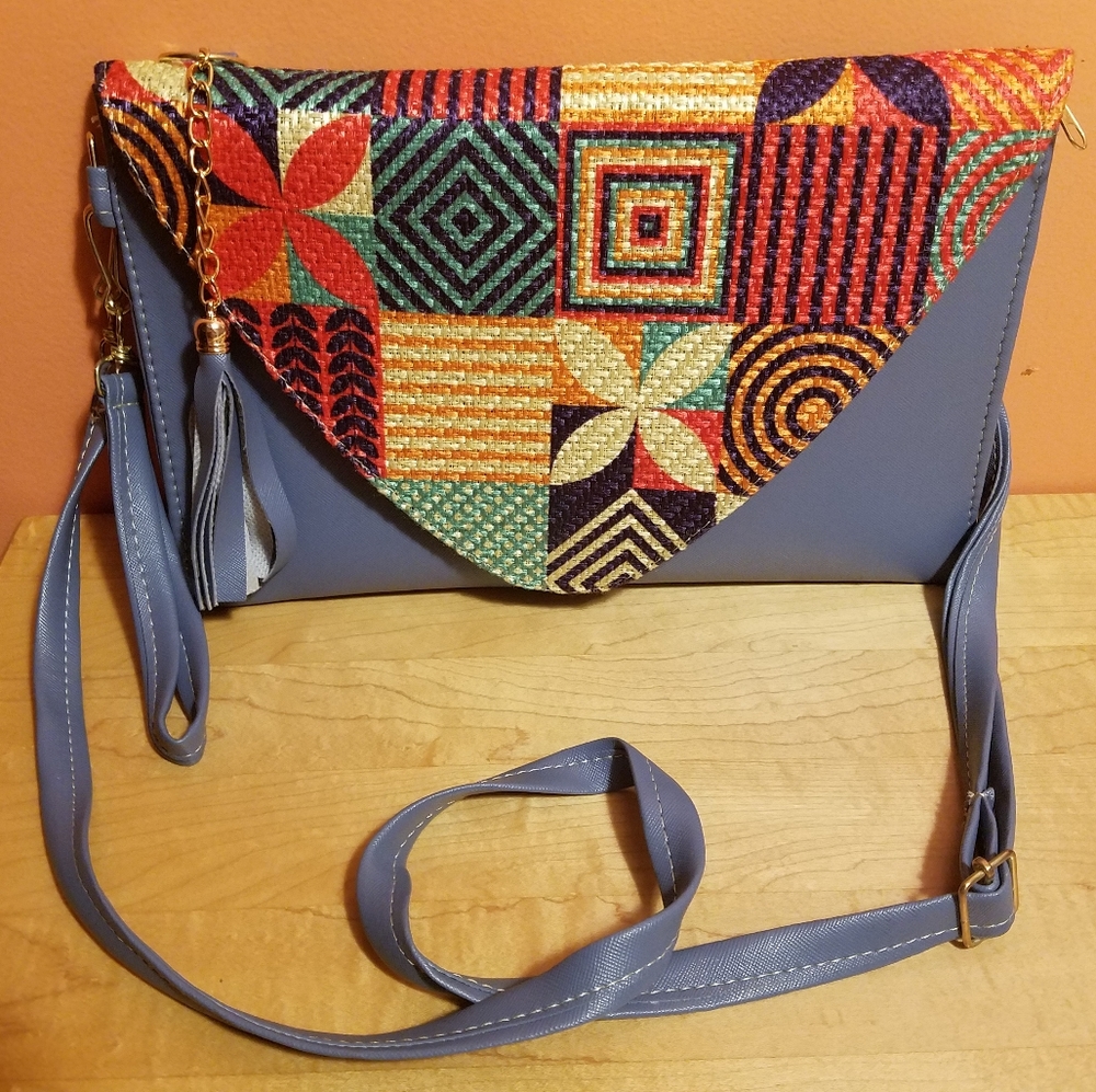 Big female purse leather...